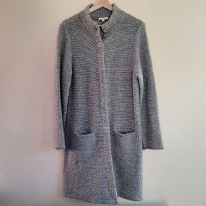 Eileen Fisher organic wool long cardigan